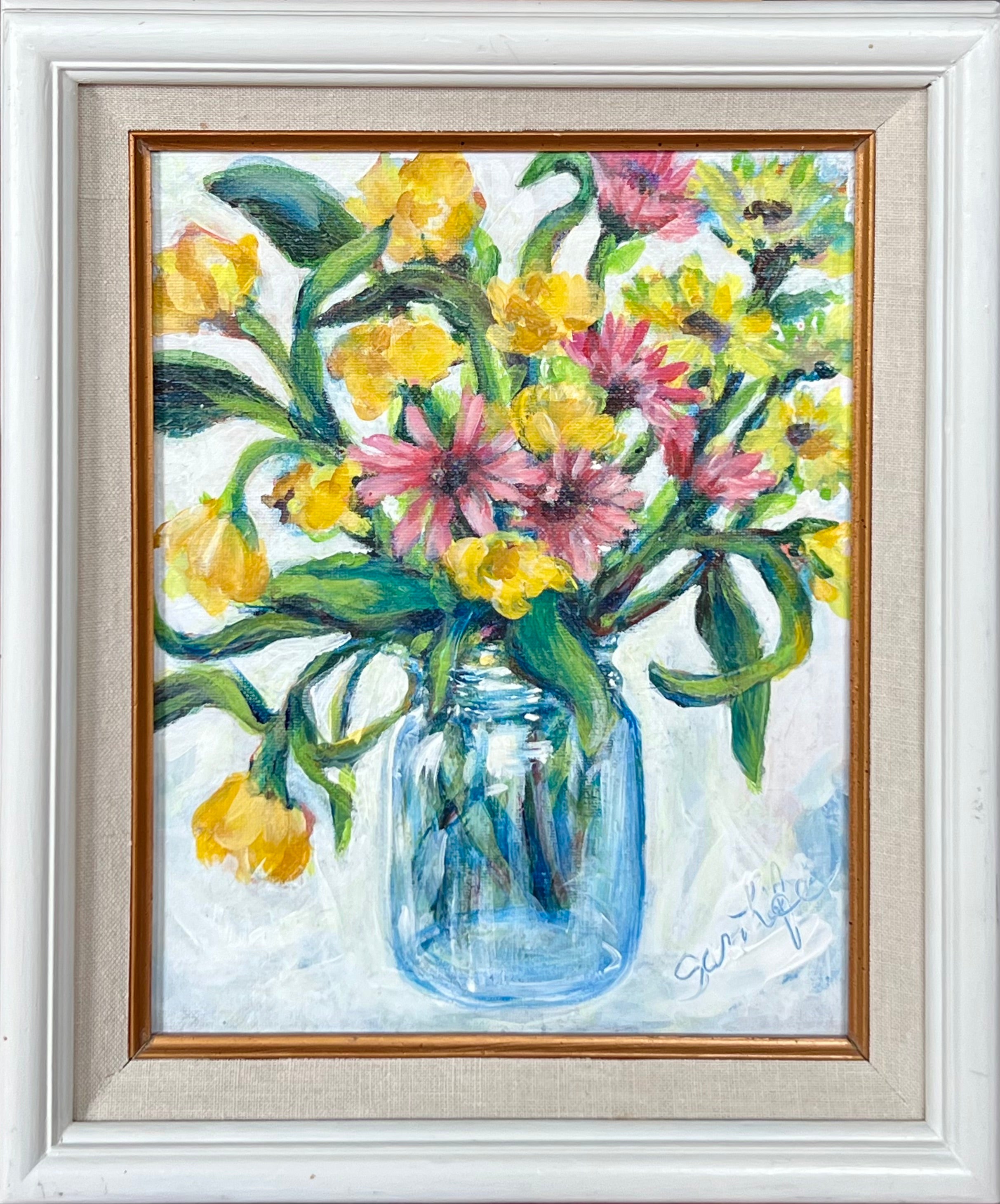 Bouquet in Blue - S. Fe